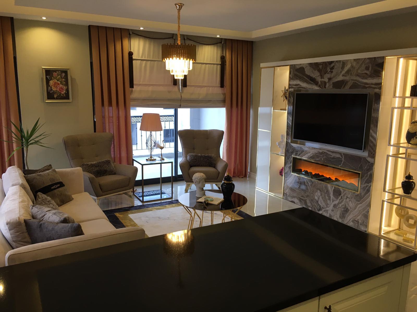 Luxury apartment 2+1 with sea views in a premium class complex on the first coastline in Kargicak, 120 m2 фото 16