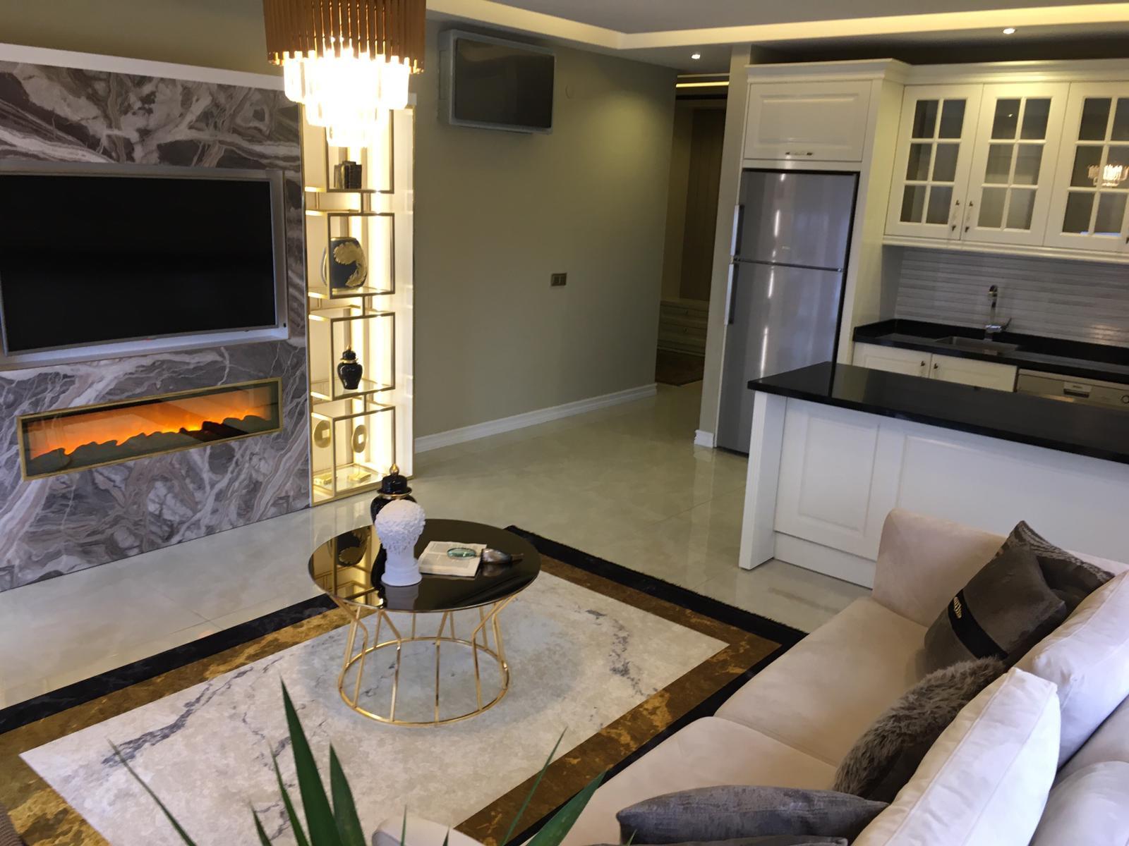 Luxury apartment 2+1 with sea views in a premium class complex on the first coastline in Kargicak, 120 m2 фото 17