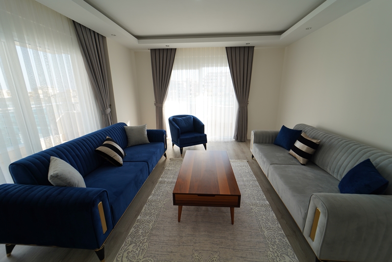 Просторная квартира с мебелью в Махмутларе, рядом с морем. 120кв.м. фото 21