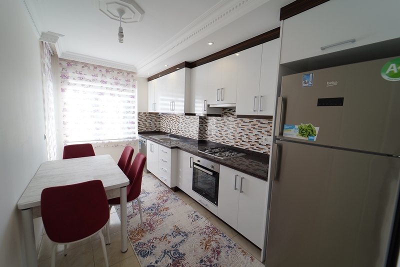 Просторная квартира с мебелью в Махмутларе, рядом с морем. 120кв.м. фото 25