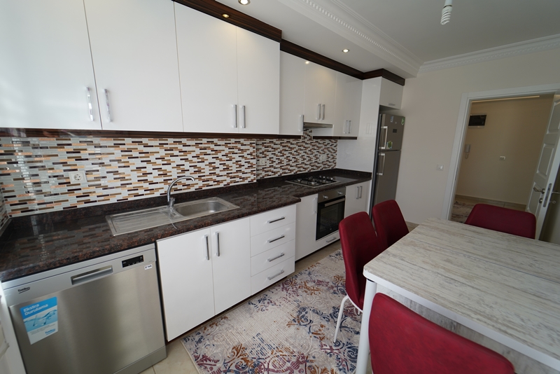 Просторная квартира с мебелью в Махмутларе, рядом с морем. 120кв.м. фото 30