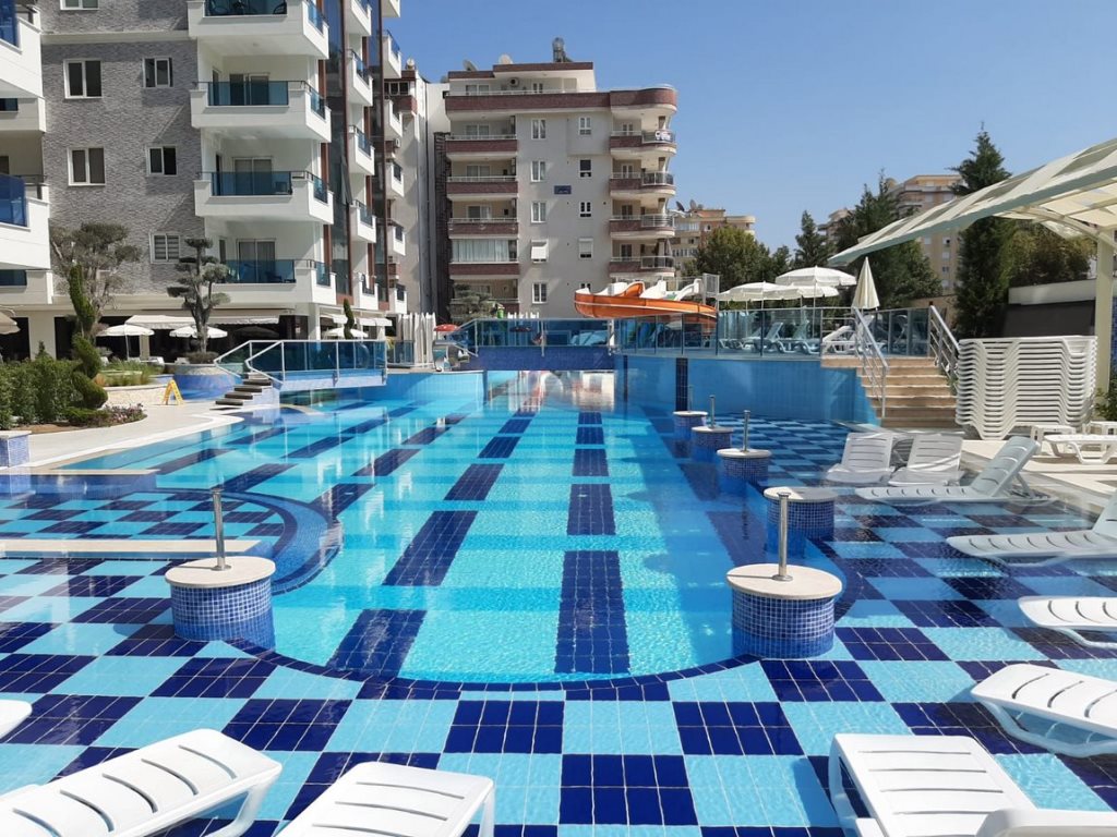 Шикарная квартира 2+1 в комплексе премиум класса возле моря в Махмутларе. 120 кв.м. фото 24