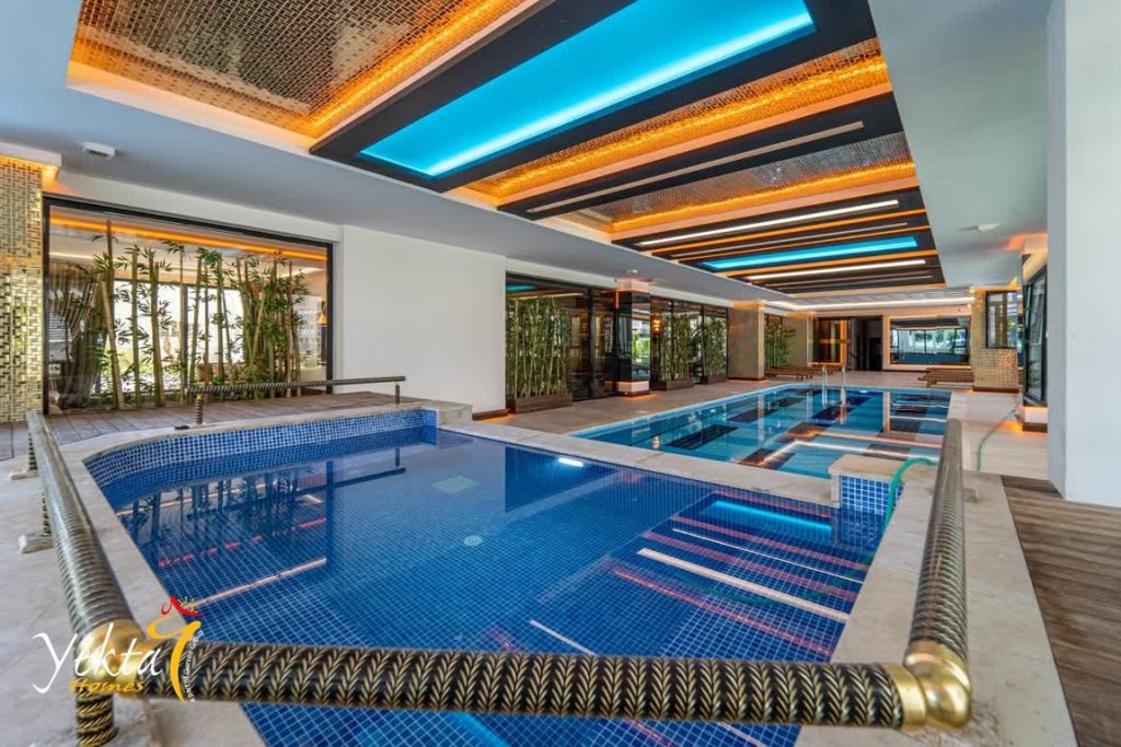 Шикарная квартира 2+1 в комплексе премиум класса возле моря в Махмутларе. 120 кв.м. фото 37