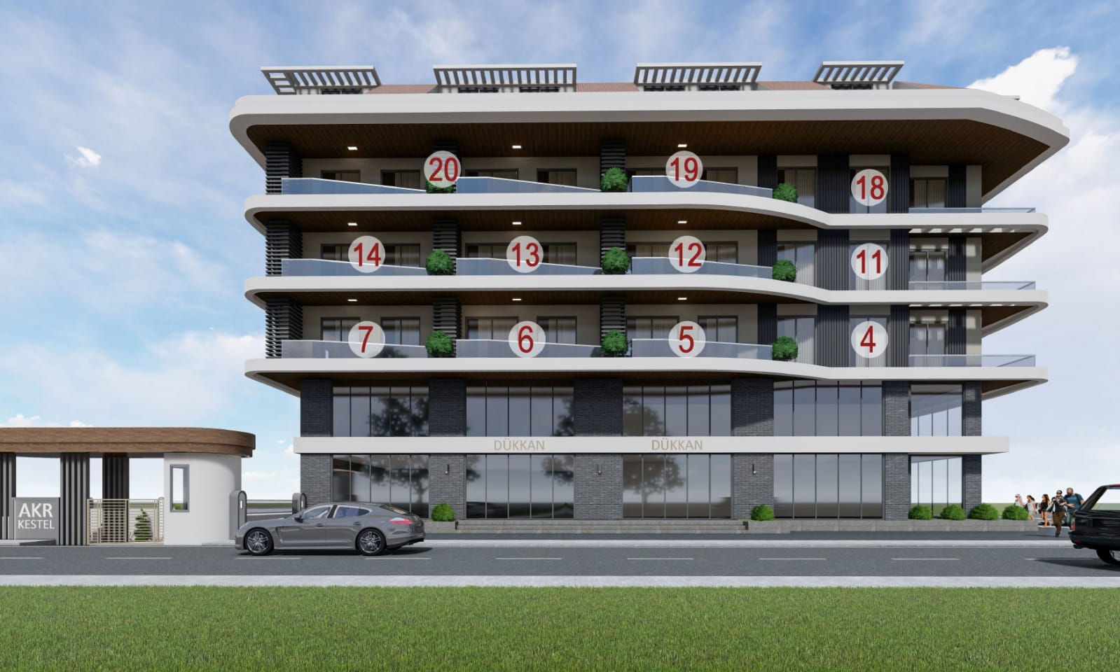 New project just 150 meters from the sea in the Kestel area. Apartments of different layouts from 52 to 246 m2. фото 11