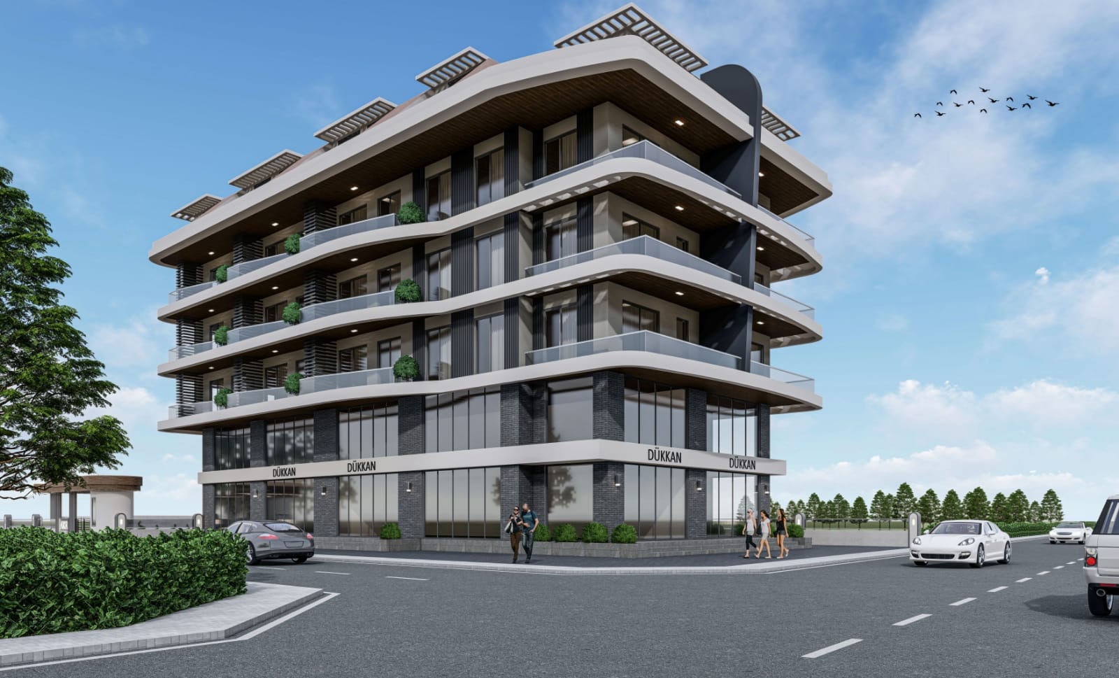 New project just 150 meters from the sea in the Kestel area. Apartments of different layouts from 52 to 246 m2. фото 12