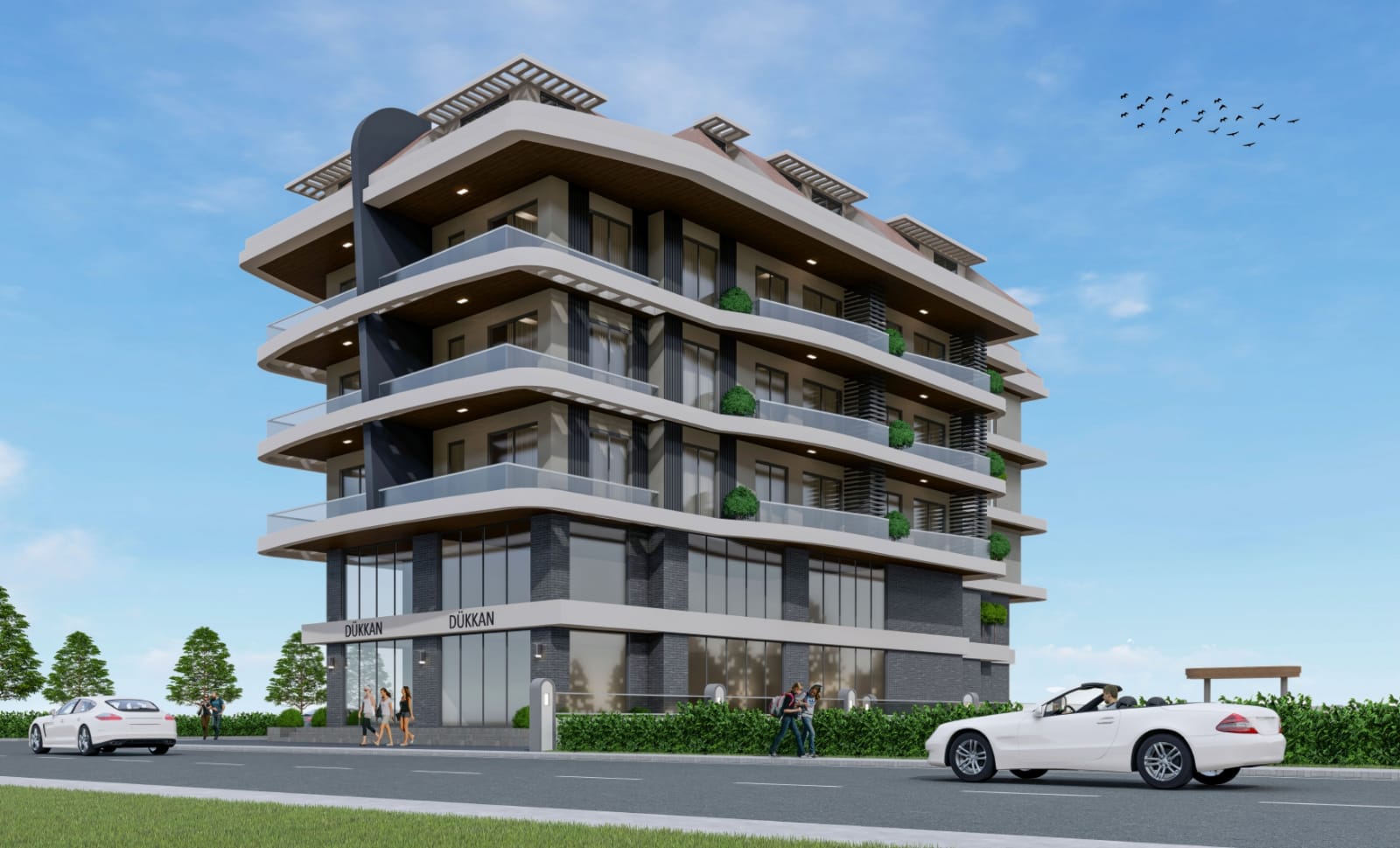 New project just 150 meters from the sea in the Kestel area. Apartments of different layouts from 52 to 246 m2. фото 14
