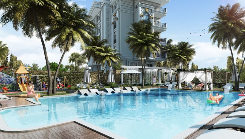 Роскошный проект на этапе строительства. Апартаменты 1+1, 2+1, дуплексы 3+1 и 4+1. В центре района Оба. фото 4