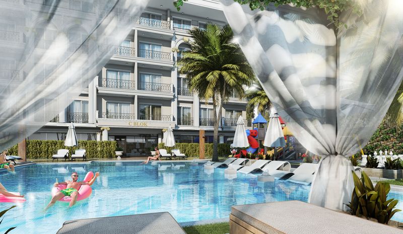 Роскошный проект на этапе строительства. Апартаменты 1+1, 2+1, дуплексы 3+1 и 4+1. В центре района Оба. фото 5