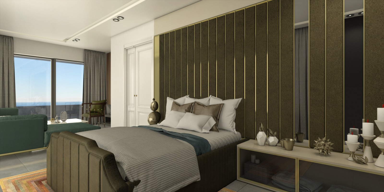 Две виллы 4+1 элит класса с панорамным видом на море и крепость. Центр, Алания. фото 19