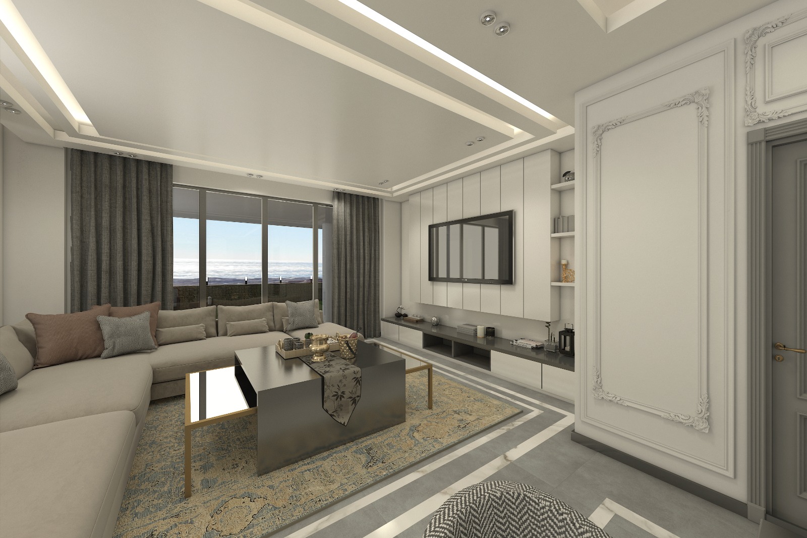 Две виллы 4+1 элит класса с панорамным видом на море и крепость. Центр, Алания. фото 26