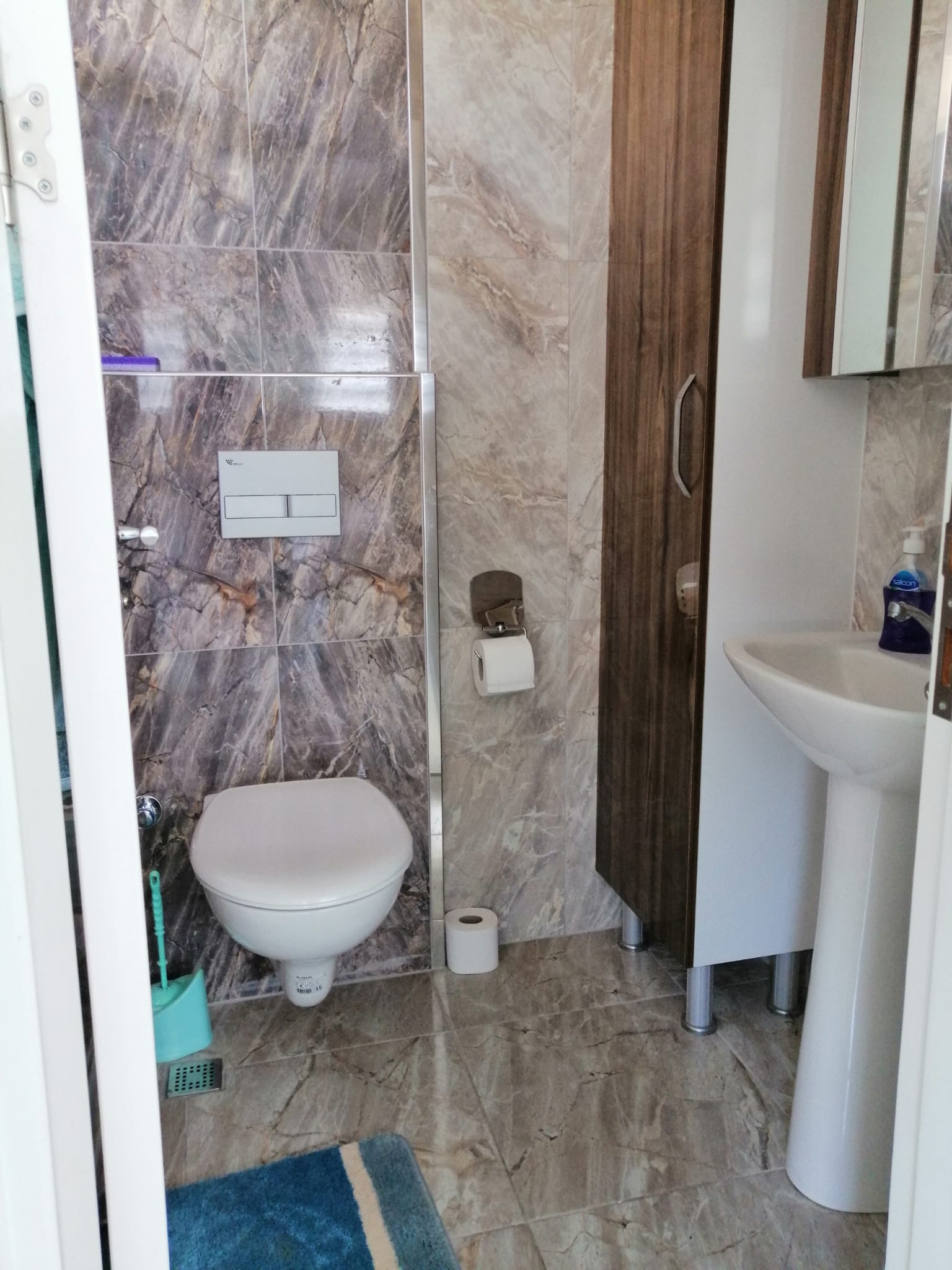 Двухуровневая квартира 3+1 с мебелью в районе пляжа Клеопатры, 130 м2. Центр. фото 26