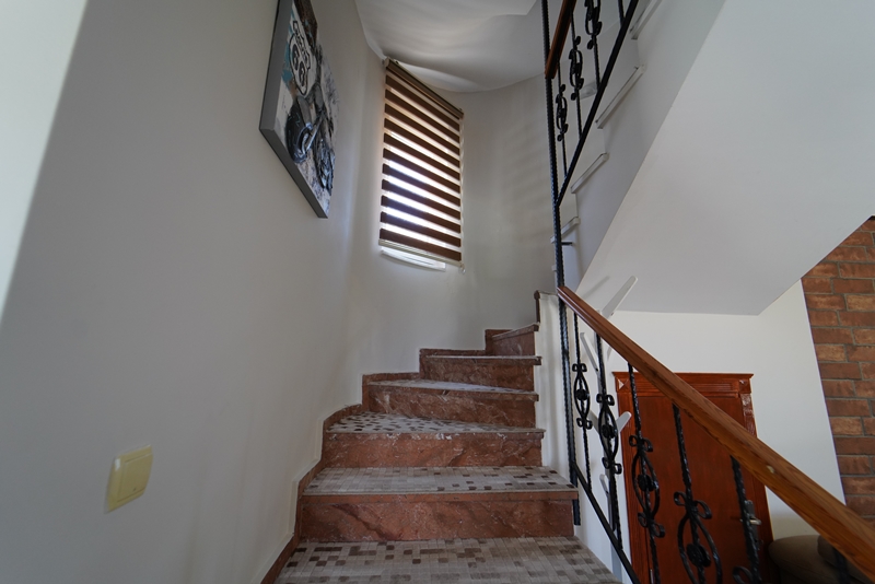 Вилла 3+1 с видом на море в экологическом районе, 450м2. Каргыджак, Алания. фото 30