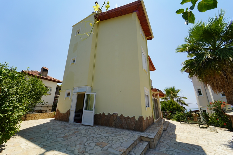 Вилла 3+1 с видом на море в экологическом районе, 450м2. Каргыджак, Алания. фото 32