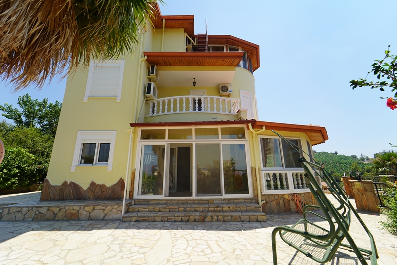 Вилла 3+1 с видом на море в экологическом районе, 450м2. Каргыджак, Алания. фото 34