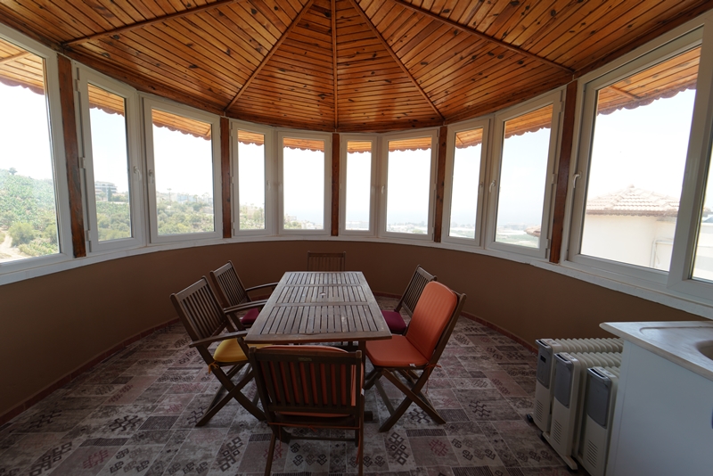 Вилла 3+1 с видом на море в экологическом районе, 450м2. Каргыджак, Алания. фото 48