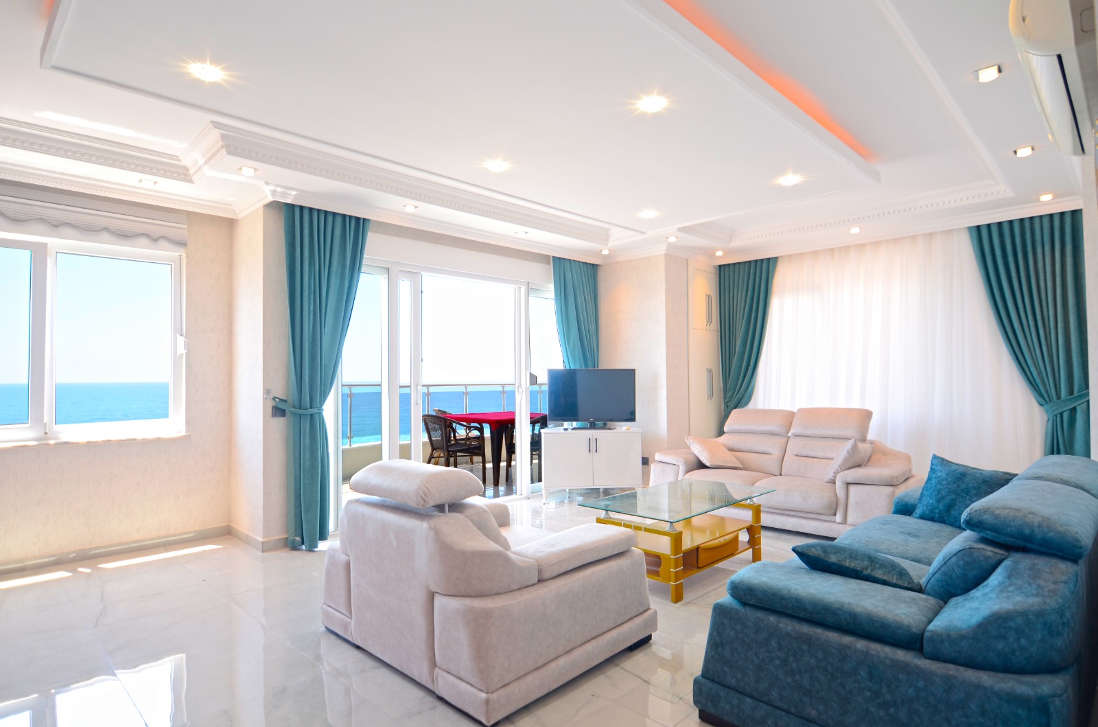 Квартира 2+1 с прекрасным видом на море 140 м2 в Махмутларе. фото 4