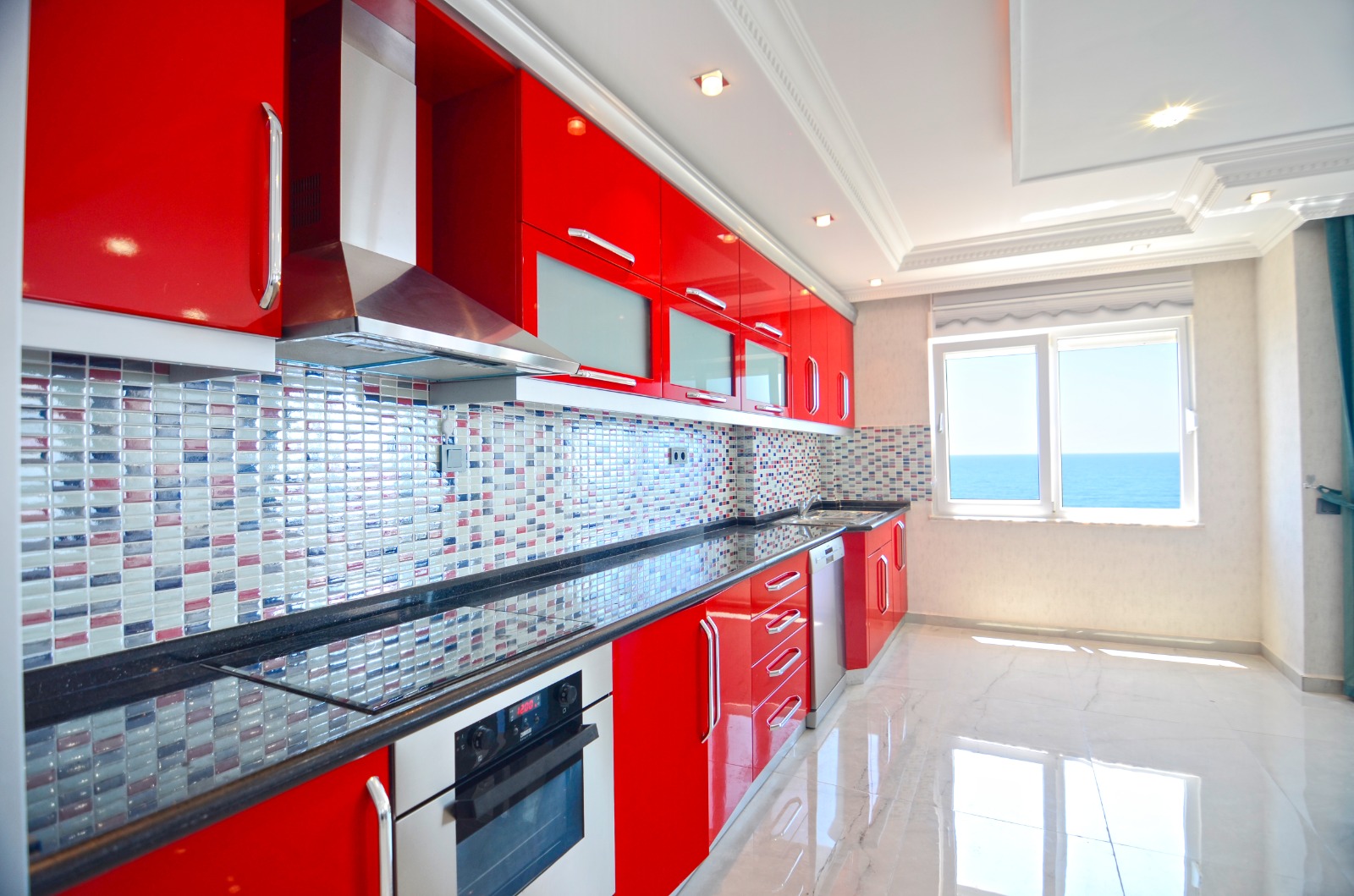 Квартира 2+1 с прекрасным видом на море 140 м2 в Махмутларе. фото 6