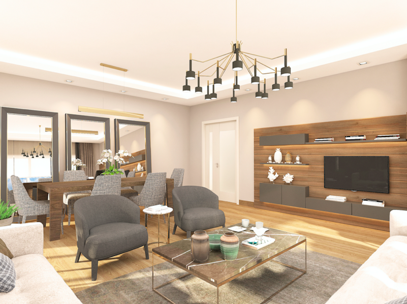 Квартиры от 79 до 342 м2 различных планировок рядом с Мраморным морем и озером Кючюкчекмедже, Стамбул. фото 4