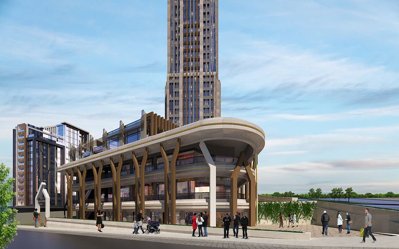 Современный проект с квартирами от 1 + 1 до 4 + 1 в Бейликдюзу, Стамбул. фото 29