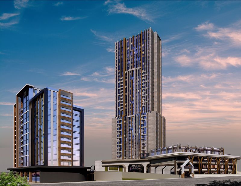 Современный проект с квартирами от 1 + 1 до 4 + 1 в Бейликдюзу, Стамбул. фото 40