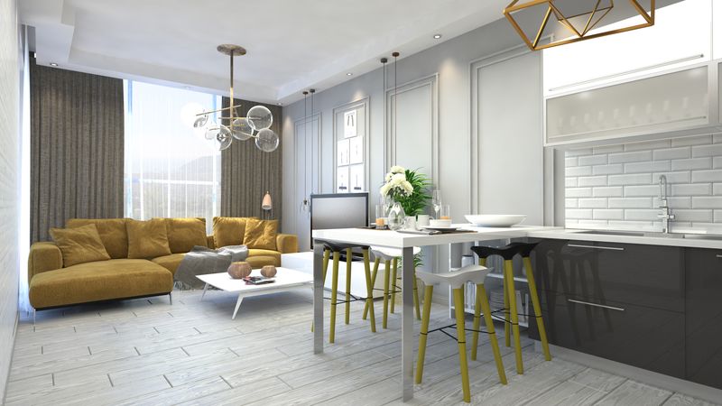 Элитный комплекс по немецким стандартам на завершающем этапе строительства с прямым видом на Аланию и море в районе Тепе. фото 33