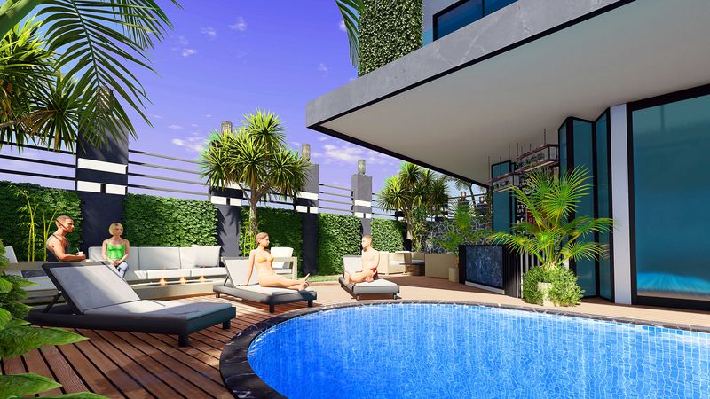 Новый комплекс в центре Аланьи! Отличные цены! 50 -140 м2 фото 5