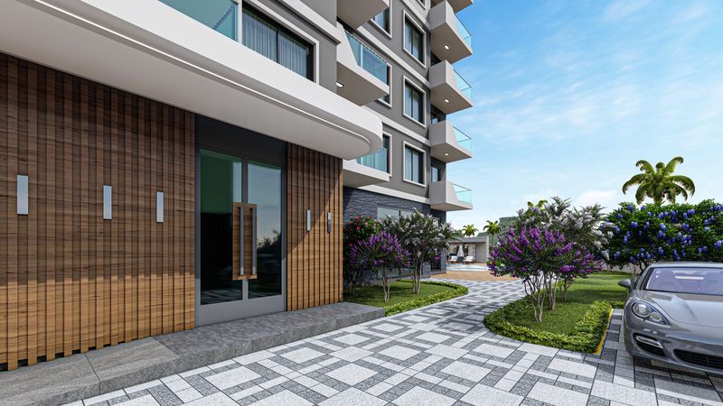 Новый проект в окружении природы и с видом на море в Махмутларе. Квартиры 1+1 и 2+1. фото 5