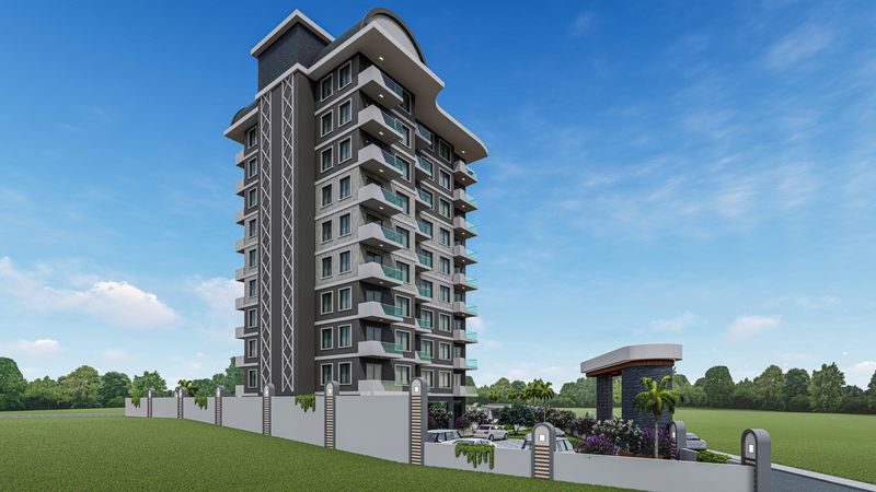 Новый проект в окружении природы и с видом на море в Махмутларе. Квартиры 1+1 и 2+1. фото 10