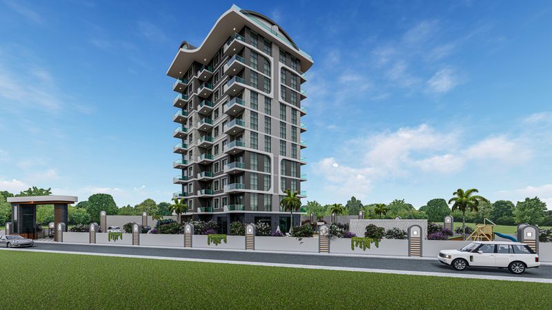 Новый проект в окружении природы и с видом на море в Махмутларе. Квартиры 1+1 и 2+1. фото 11