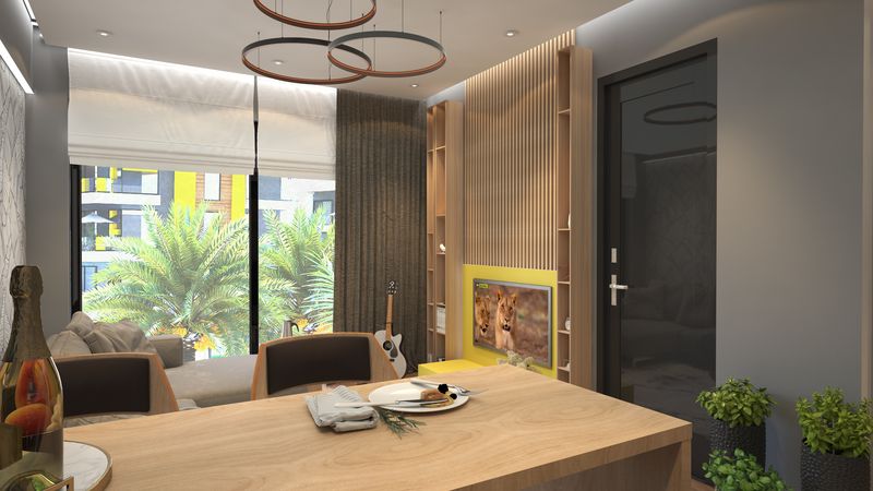 Luxurious complex with a botanical garden. Apartments of different layouts in Kestel from 48 to 148 m2. фото 34