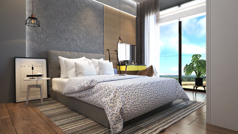 Luxurious complex with a botanical garden. Apartments of different layouts in Kestel from 48 to 148 m2. фото 49