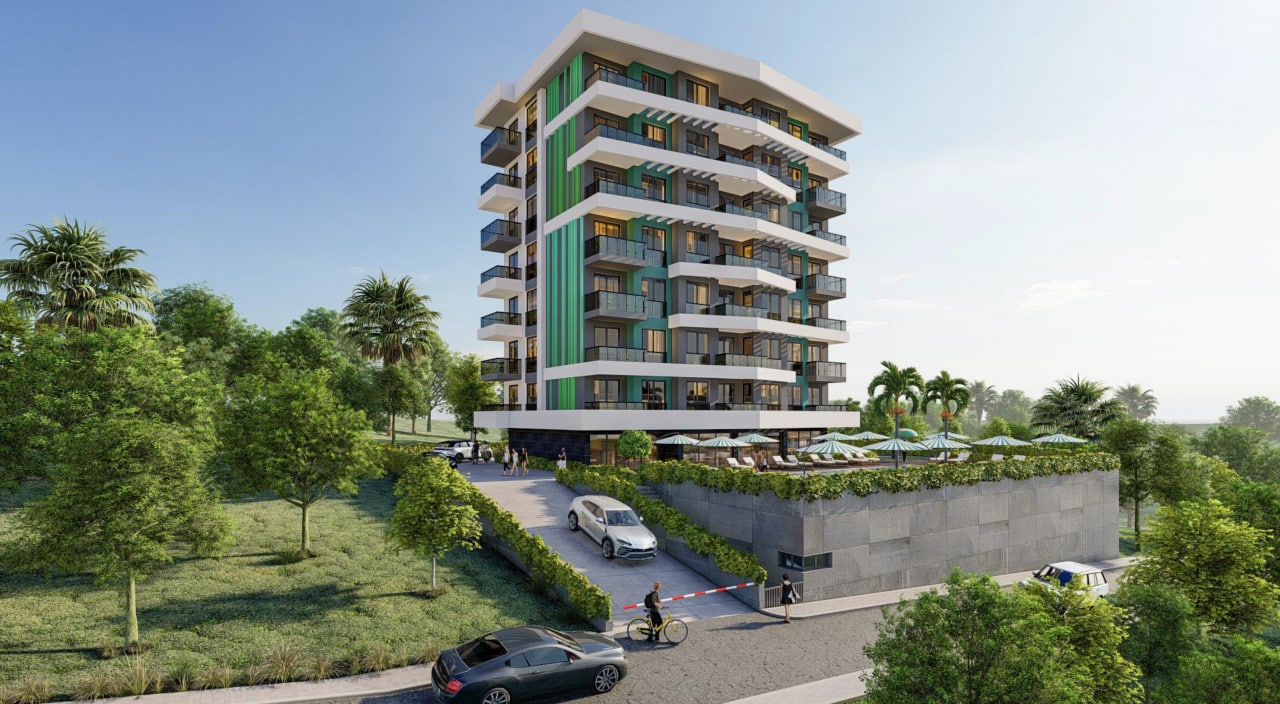 Новый комплекс в Авсалларе! Беспроцентная рассрочка, отличные цены! 46-80 кв м. фото 4