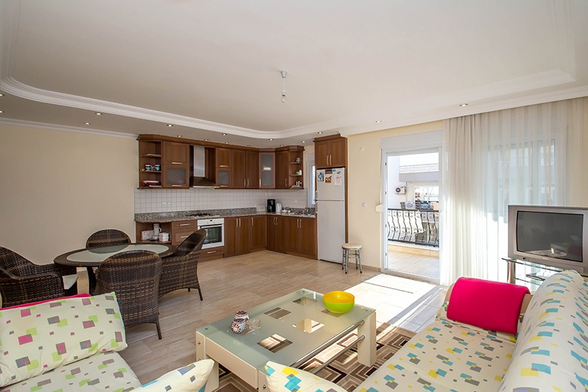 Квартира 2+1 в районе Оба, в 350 метрах от моря. 105 кв.м. фото 3