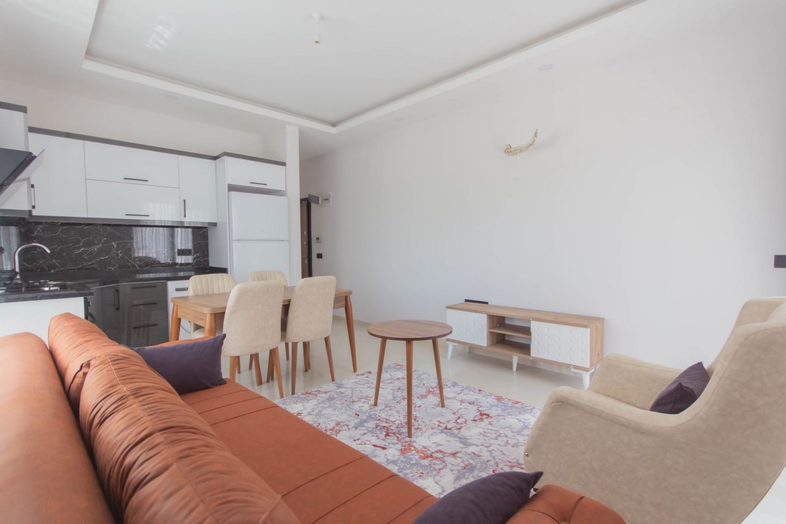 Меблированная квартира 1+1 в новом комплексе возле Наулы, 55 м2. Махмутлар, Алания. фото 12