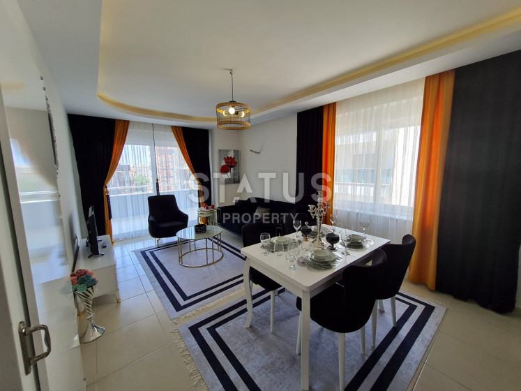 Квартира 1+1, в 250 метрах от моря в Махмутларе, 65 кв.м. фото 1