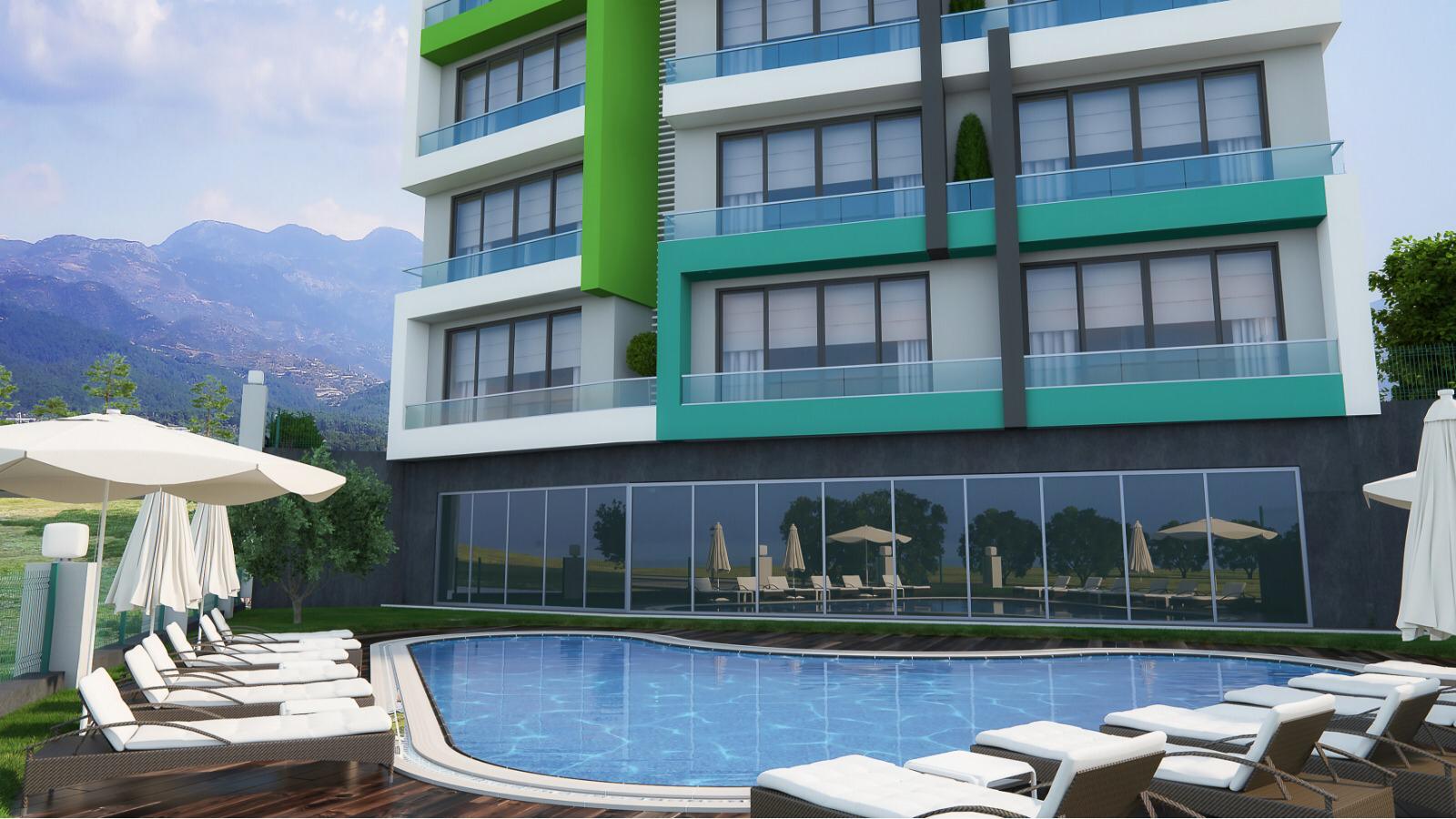 Квартира в Авсалларе 1+1, 42 кв.м. фото 3