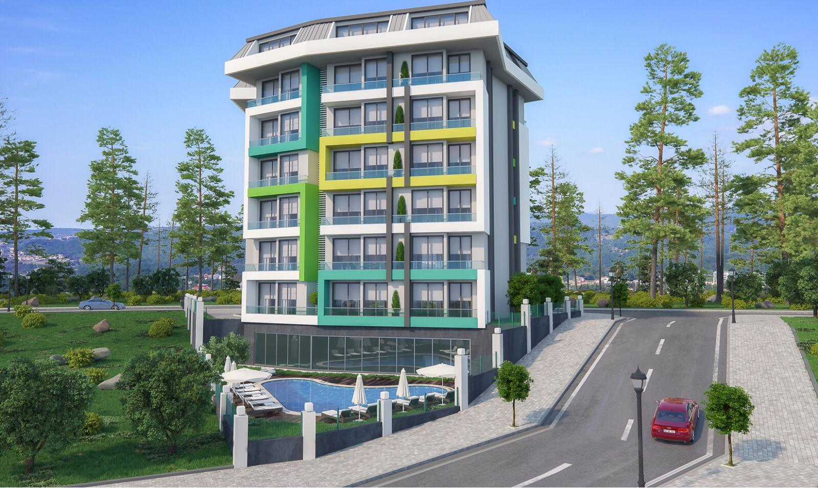 Квартира в Авсалларе 1+1, 42 кв.м. фото 10