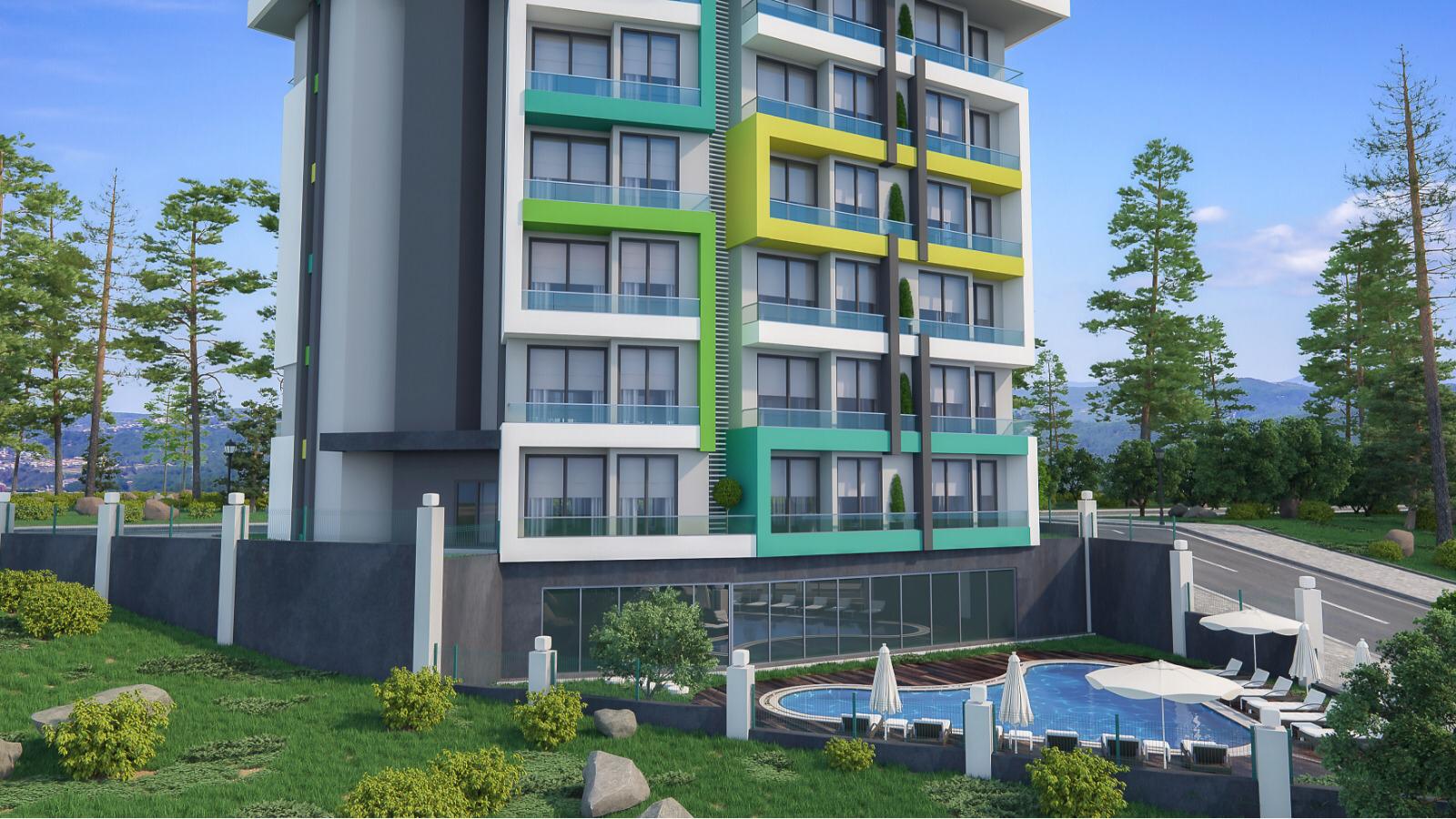 Квартира в Авсалларе 1+1, 42 кв.м. фото 14