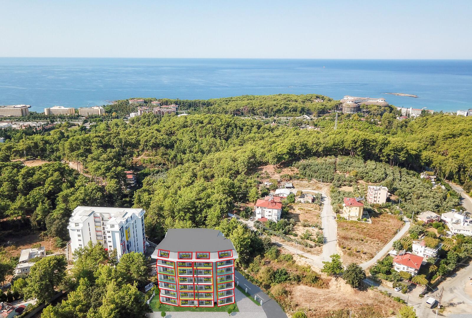 Квартира в Авсалларе 1+1, 42 кв.м. фото 16