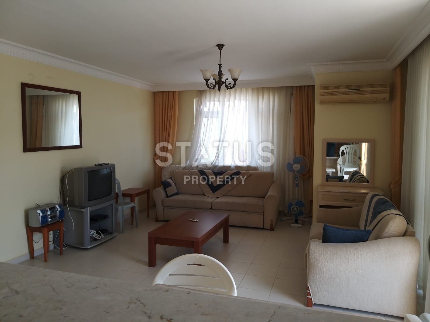 Меблированные трехкомнатные апартаменты в 200 м от Средиземного моря, 120 кв.м. фото 3