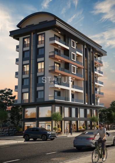 Квартира 1+1 в центре Махмутлара на этапе строительства от надежного застройщика, 65 м2 фото 1