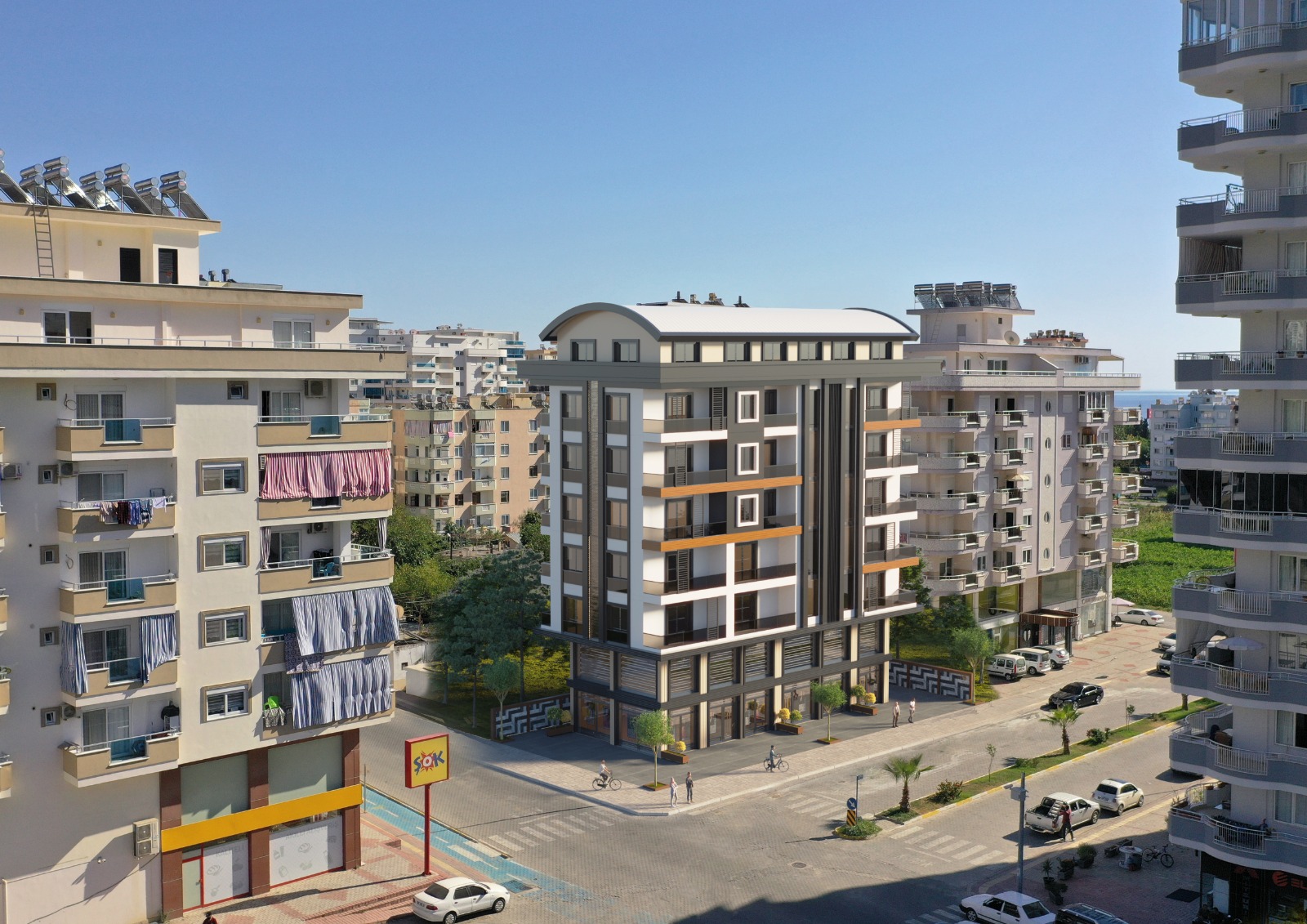 Квартира 1+1 в центре Махмутлара на этапе строительства от надежного застройщика, 65 м2 фото 4