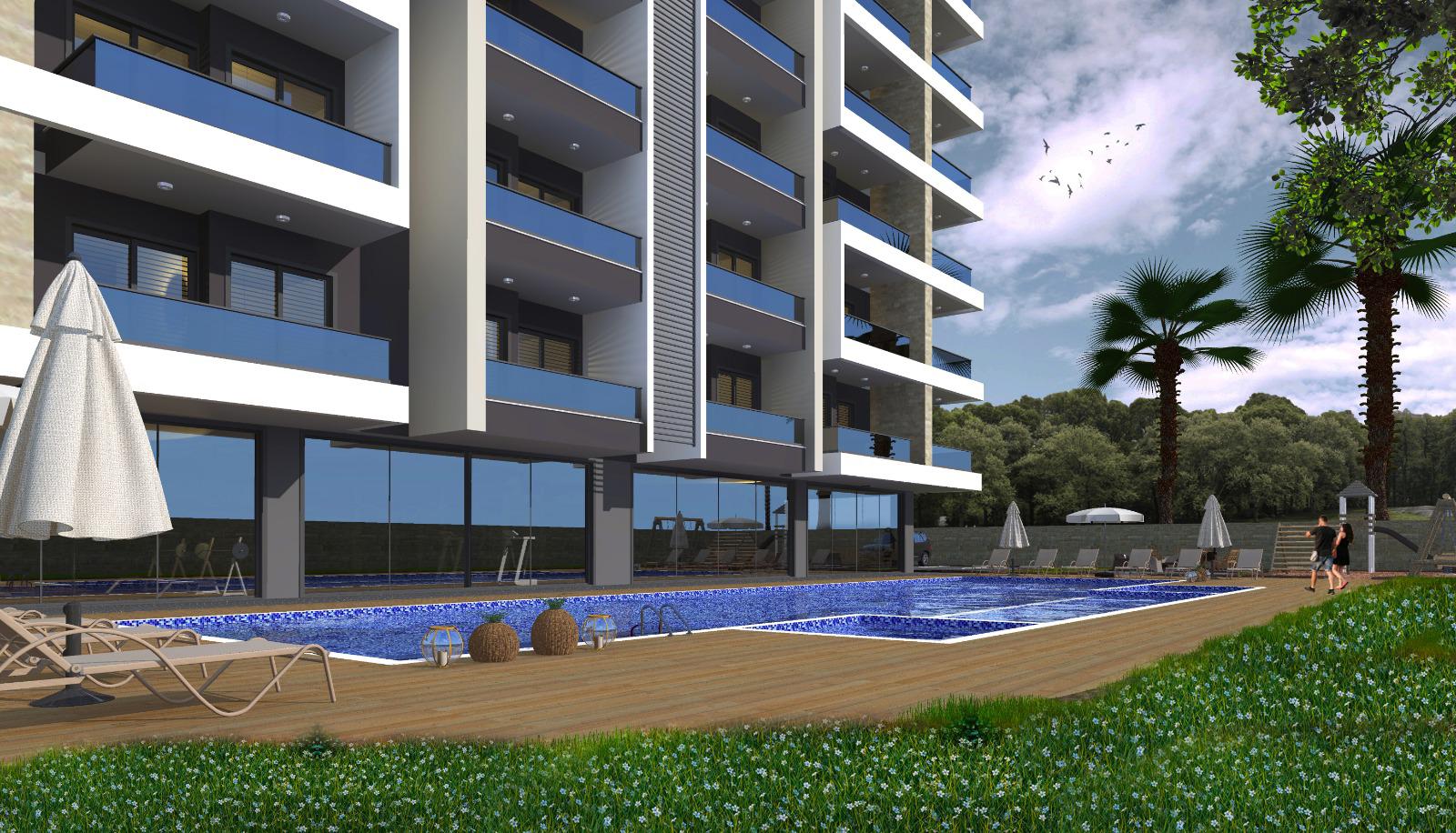 Investment project under construction in Avsallar! Favorable payment terms, 55-136 m2 фото 5