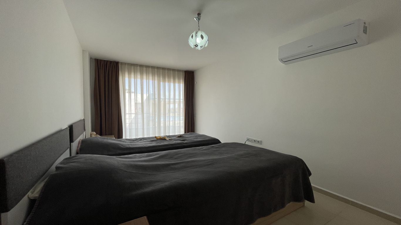 Отличная бюджетная квартира 1+1 с видом на море и горы, 55 м2. Конаклы, Алания. фото 14