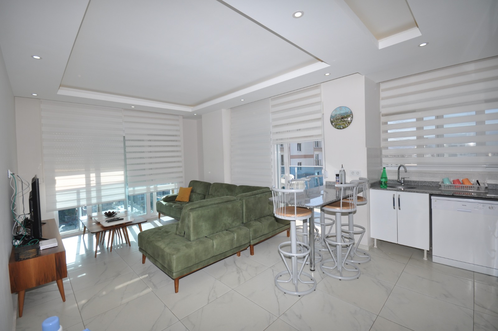 Квартира 2+1 с видом на горы и море, 110 м2. Махмутлар, Алания. фото 11