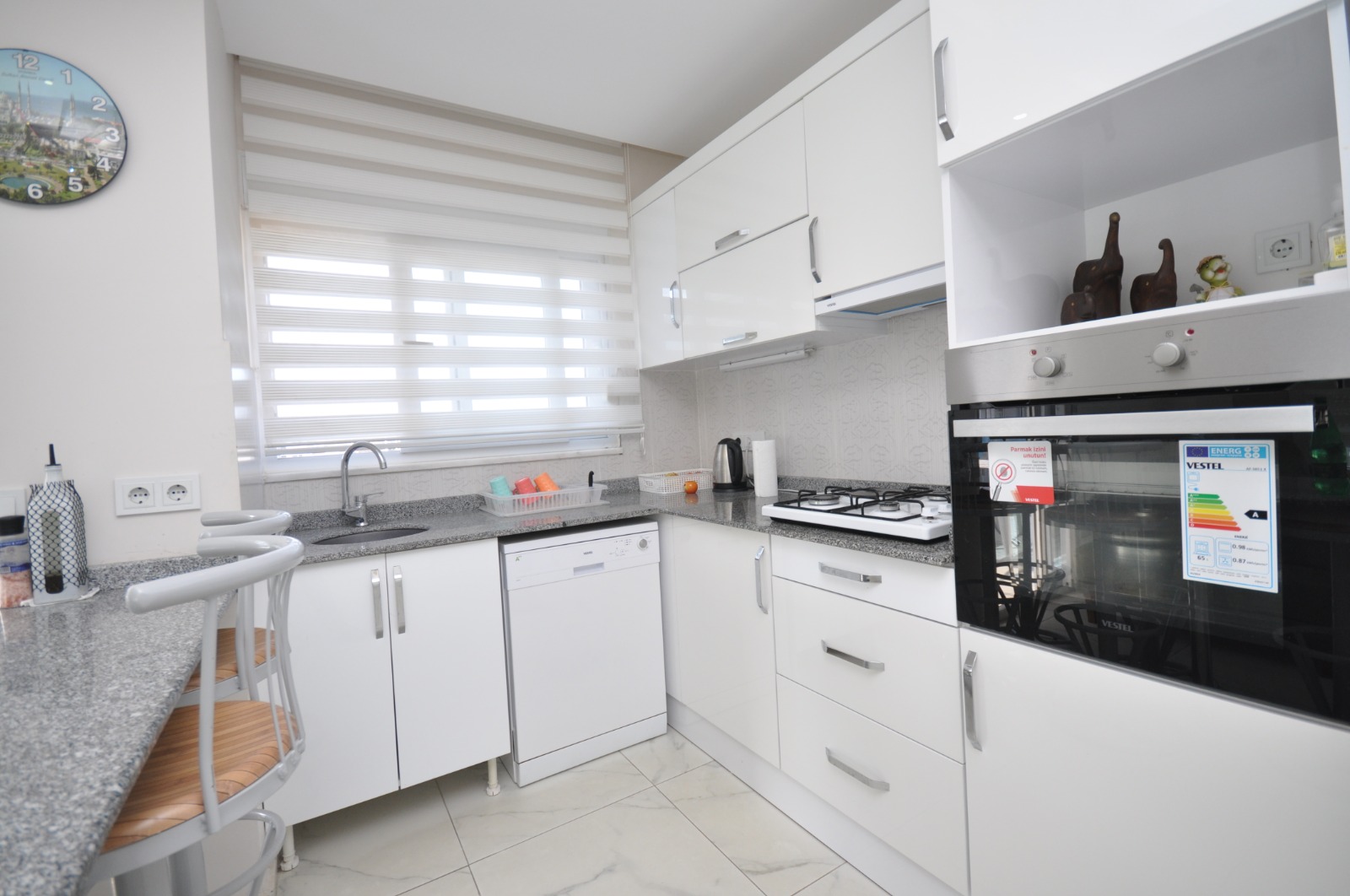 Квартира 2+1 с видом на горы и море, 110 м2. Махмутлар, Алания. фото 16