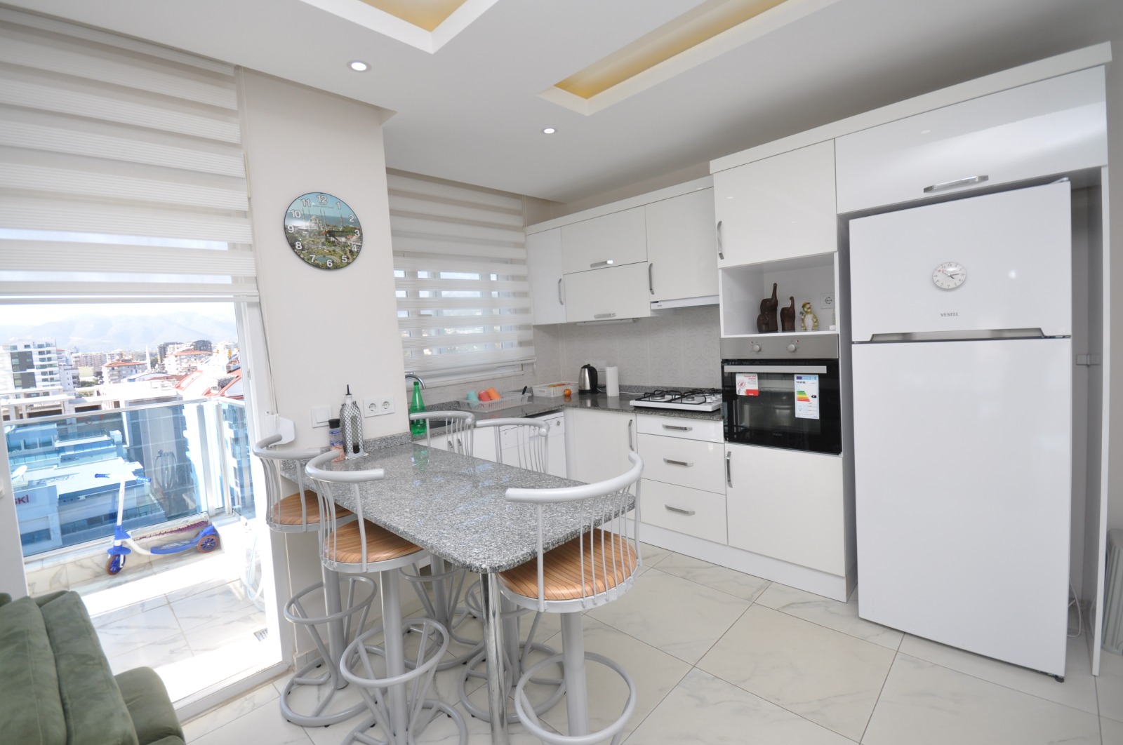 Квартира 2+1 с видом на горы и море, 110 м2. Махмутлар, Алания. фото 18