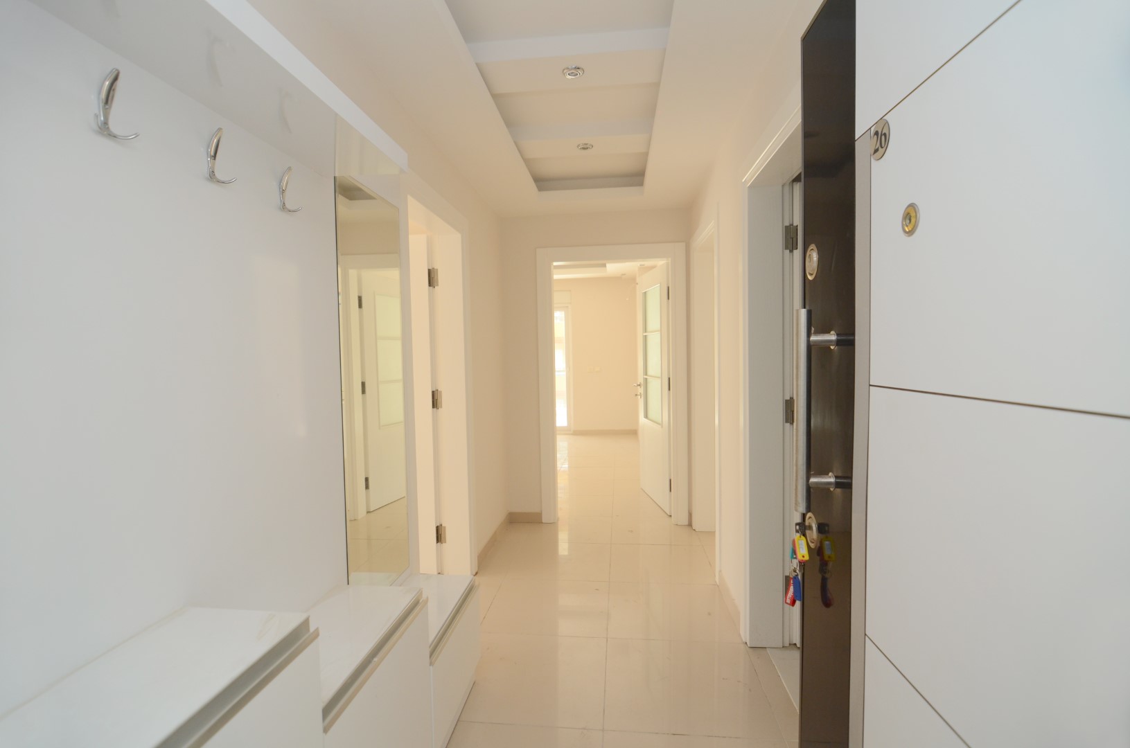 Квартира 2+1 и пентхаус 4+1 с видом на море и крепость в Махмутларе. фото 41