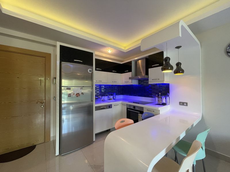 Двухкомнатная квартира 1+1 - 70 кв м в элитном комплексе в Махмутларе. фото 6