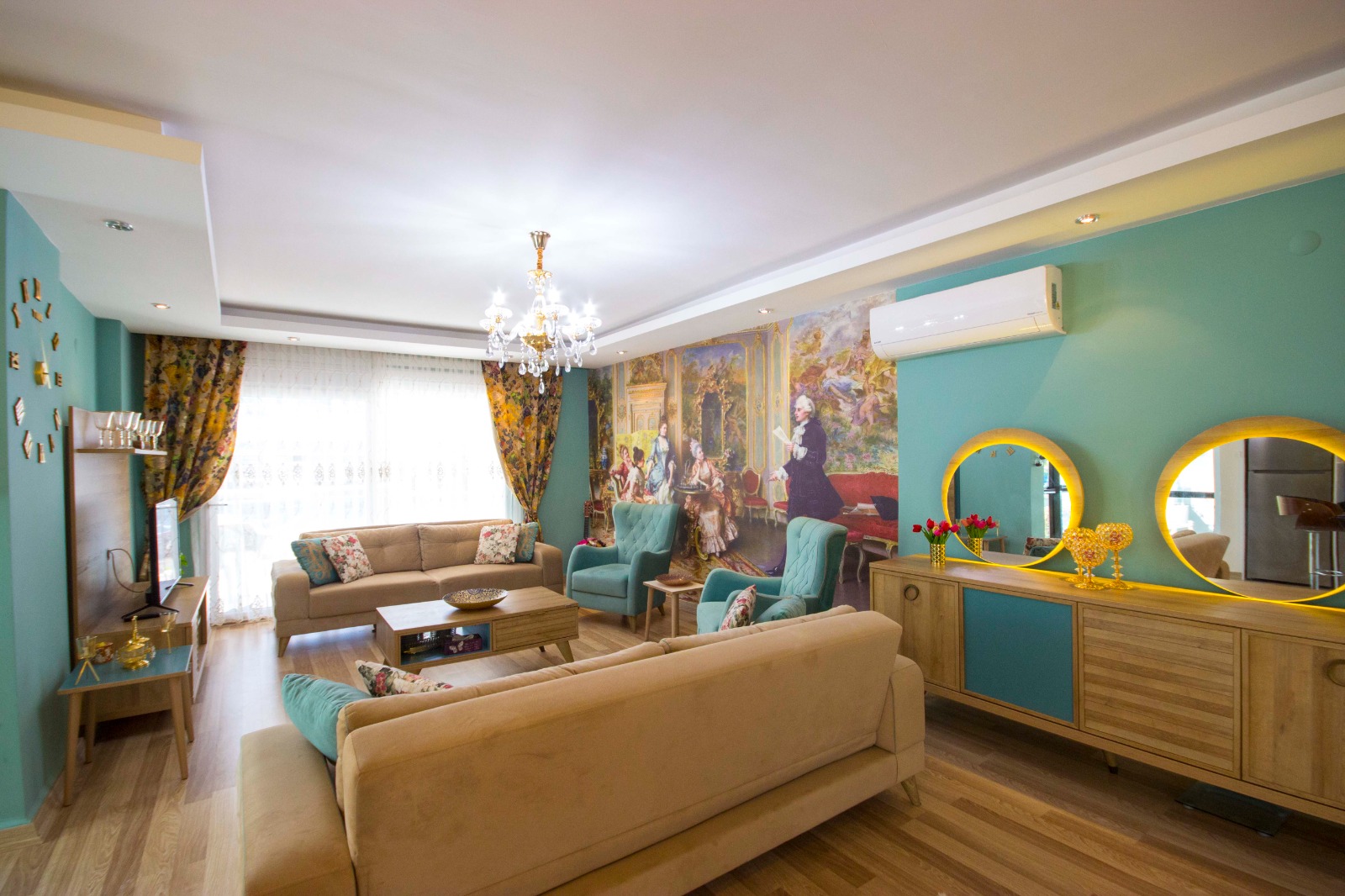 Садовый дублекс планировки 4+1, площадью 220 м2 в районе Кестель. фото 2